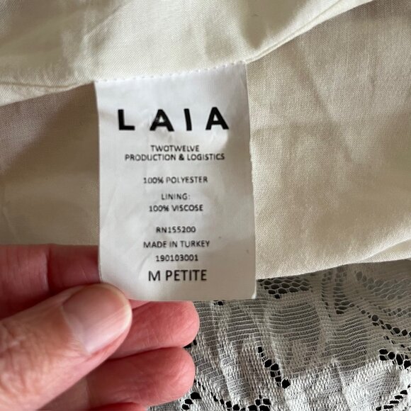 NWOT Anthropologie Laia Boho Floral Pleated Midi Skirt | Size MP - Picture 3 of 8